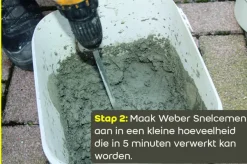 Weber Beamix snelcement 4 kg