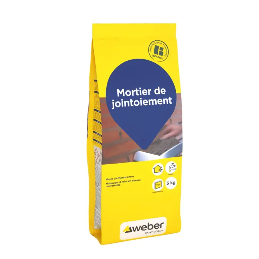 Weber Beamix voegmortel lichtgrijs 5 kg