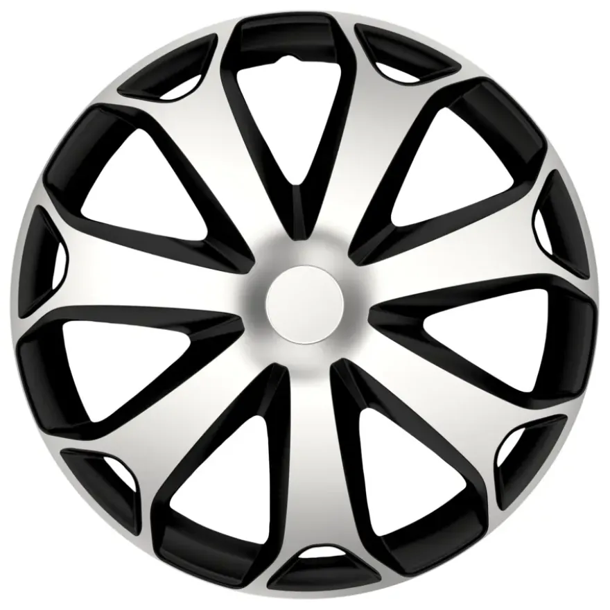Wieldoppenset 14" Gorecki Mega zilver / zwart
