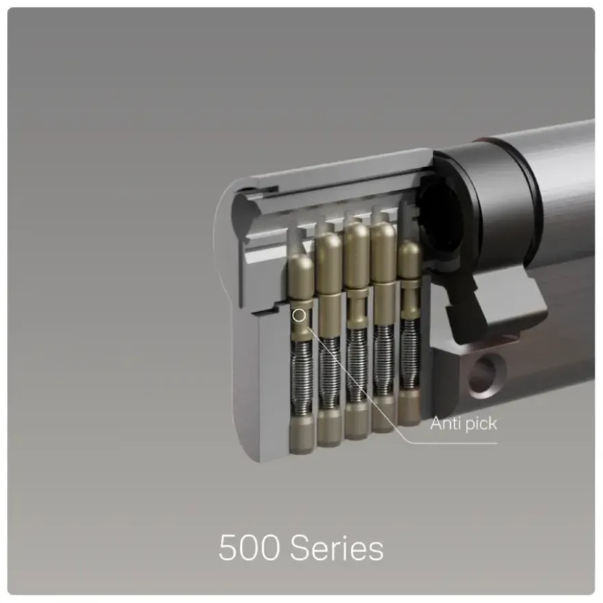 Yale cilinder 500 serie 30/30 mm